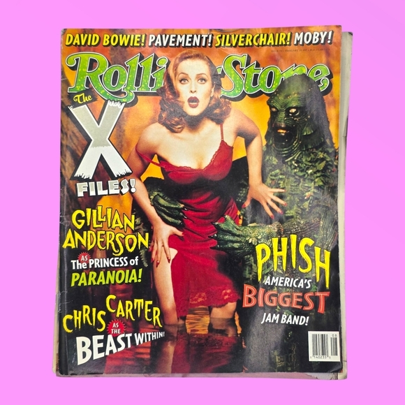 Vintage 1997 Rolling Stone Magazine Gillian Anderson X-Files Issue - Picture 1 of 9